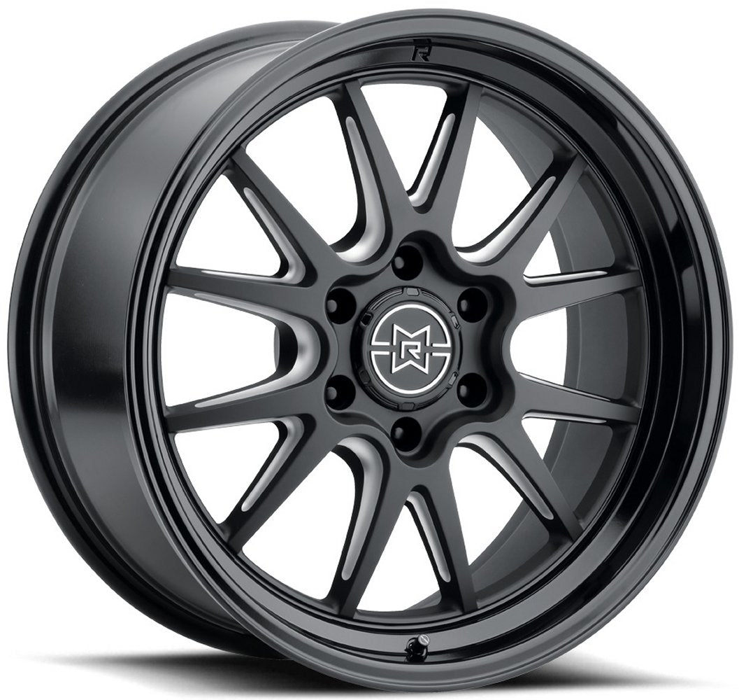 22x10 Method Race MR802 Raised Double Black Milled 6x135 -18mm - Flex Offroad