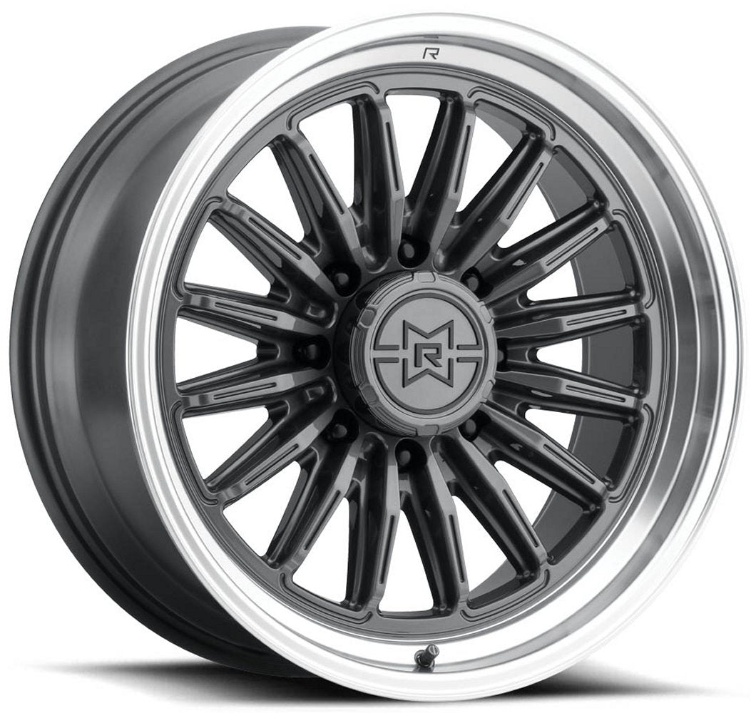 20x9 Method Race MR803 Raised Gloss Titanium w/ Machined Lip 8x170 -12mm - Flex Offroad