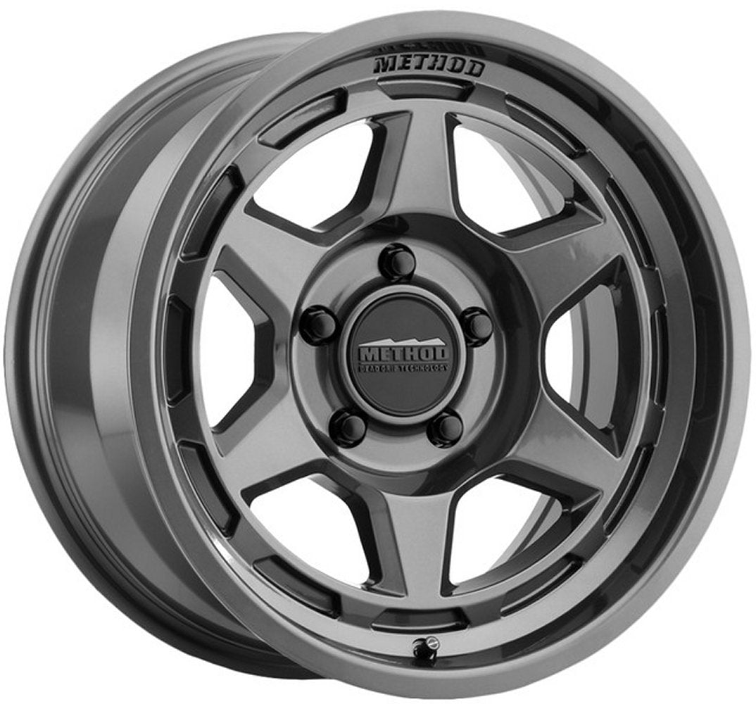 17x9 Method Race MR708 Bead Grip Gloss Titanium 5x5/127 -38mm - Flex Offroad