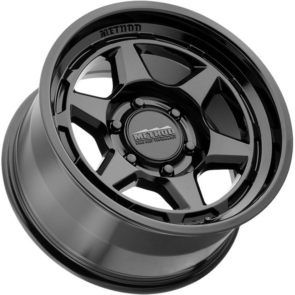 17x8.5 Method Race MR708 Bead Grip Gloss Black 6x5.5/139.7 0mm - Flex Offroad