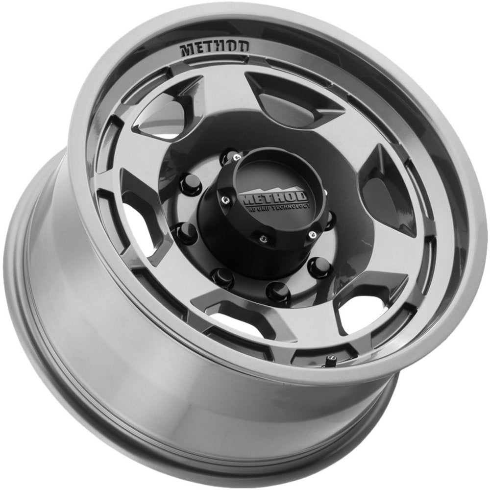 18x9 Method Race MR708 Bead Grip Gloss Titanium 8x6.5/165 12mm - Flex Offroad
