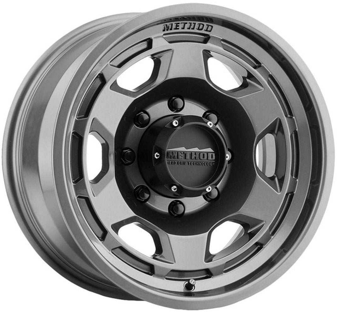 18x9 Method Race MR708 Bead Grip Gloss Titanium 8x6.5/165 12mm - Flex Offroad