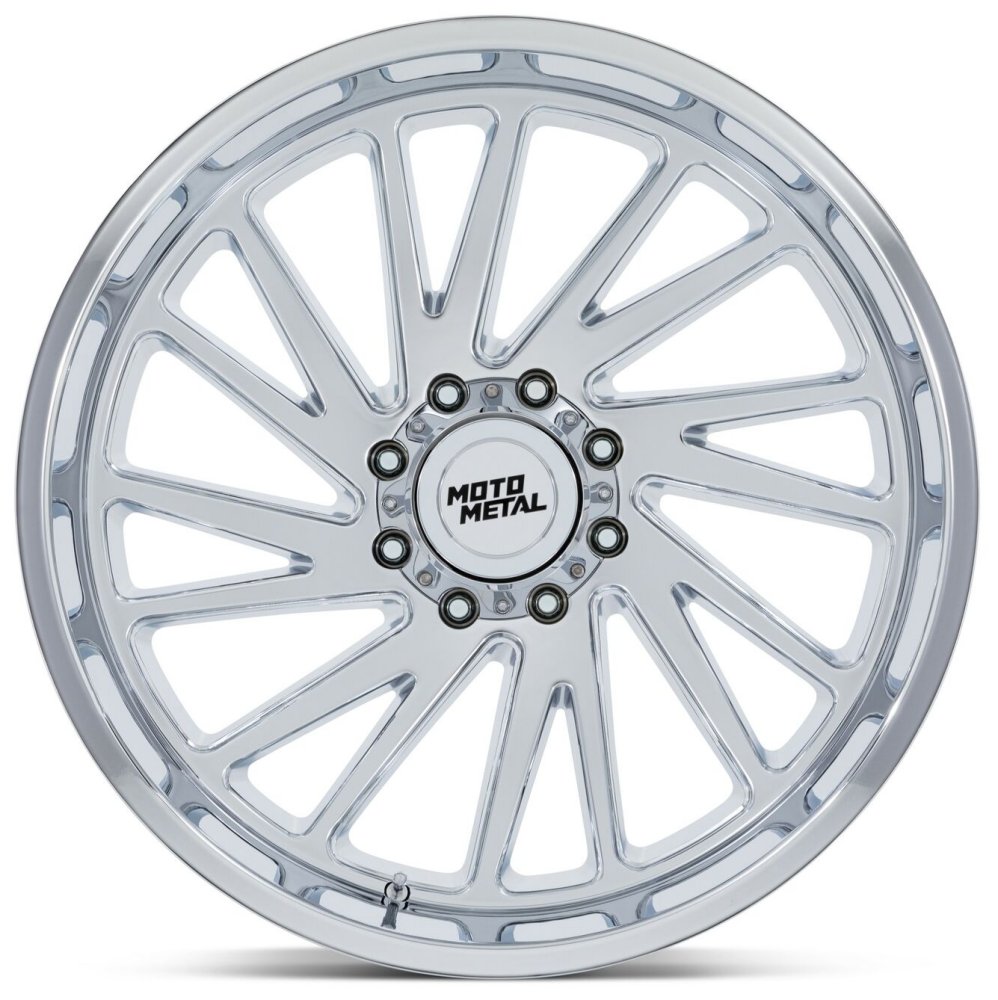 (Clearance - No Returns) 22x10 Moto Metal MO811 Chrome 5x5/127 -18mm - Flex Offroad