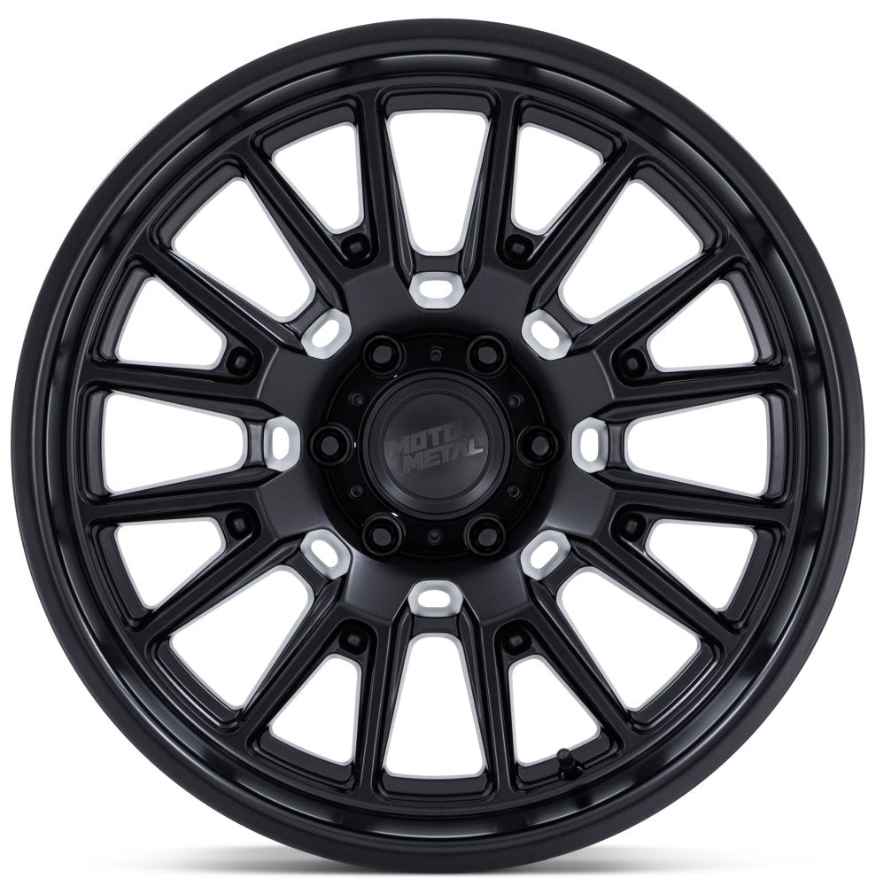 (Clearance - No Returns) 20X9 Moto Metal MO814 Tekton Matte Black 5x5/127 1mm