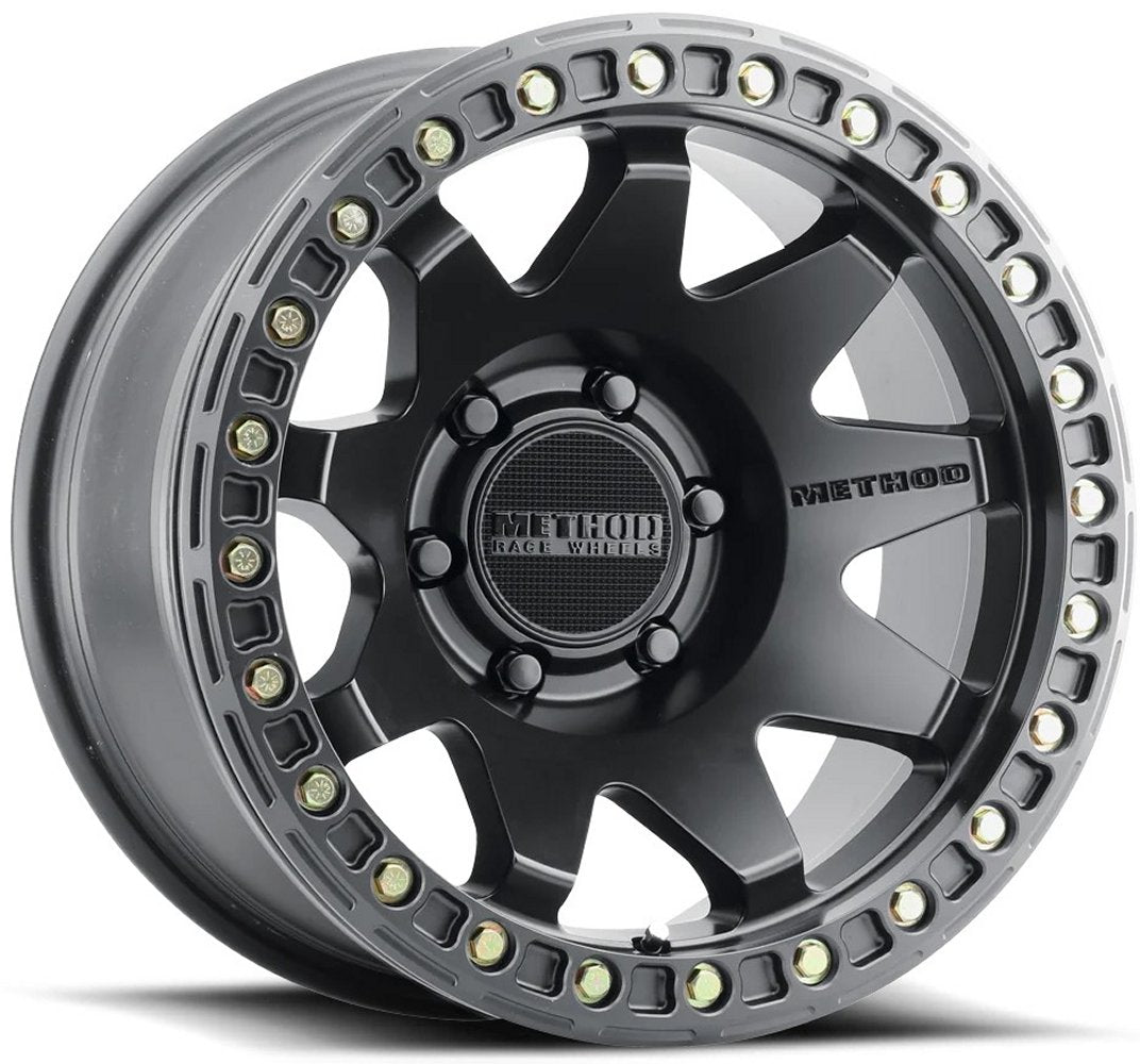 17x9 Method Race MR108 Beadlock Matte Black 6x5.5/139.7 -44mm - Flex Offroad