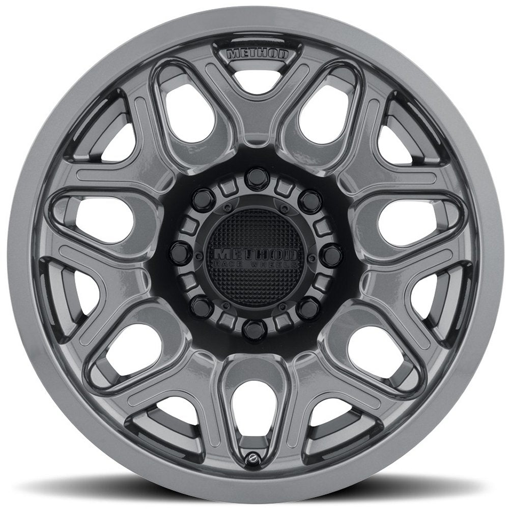 20x10 Method Race MR322 Gloss Titanium 8x6.5/165 -18mm - Flex Offroad