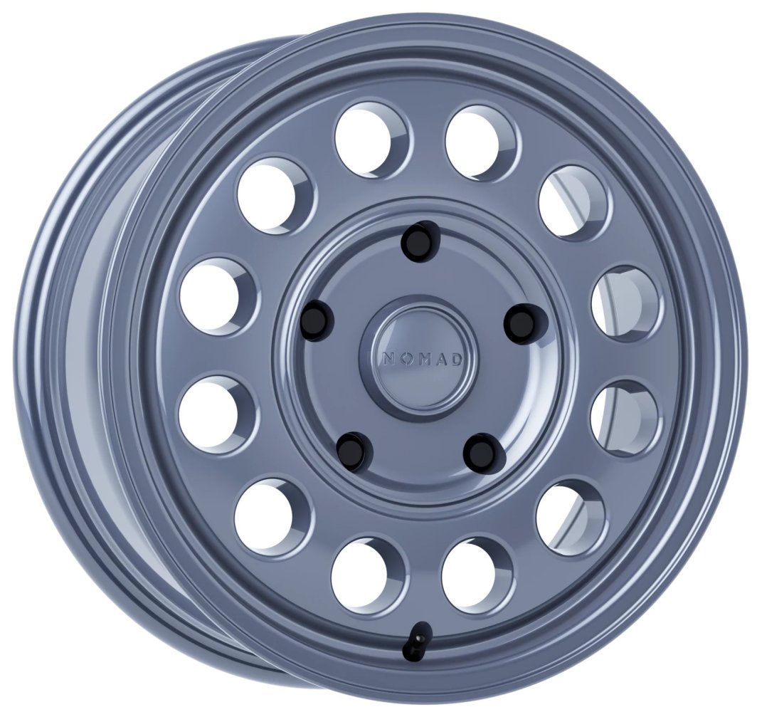 15x7 Nomad Off-Road 501 Convoy Utility Gray (Flow Form) 5x5.5/139.7 -10mm - Flex Offroad