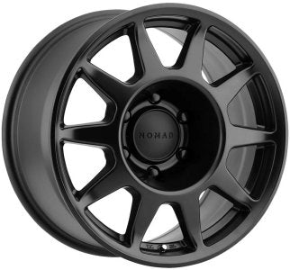 16x8 Nomad Off-Road 505 Touring Satin Black (Flow Form) 5x150 0mm - Flex Offroad