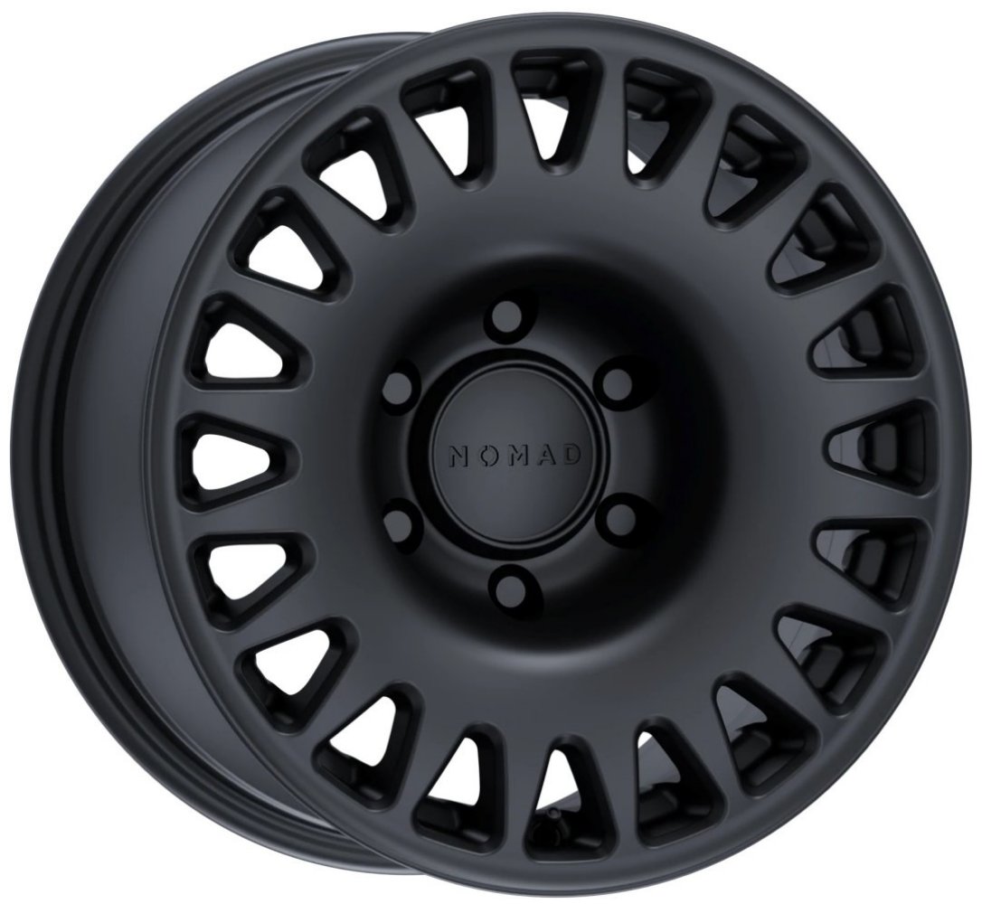 18X8 Nomad Off-Road 503 Sahara Satin Black (Flow Form) 5x130 25mm - Flex Offroad