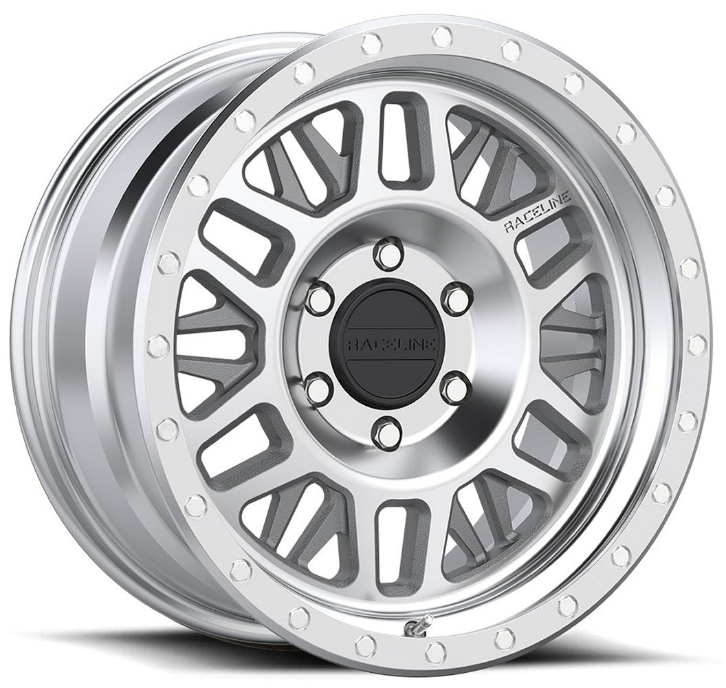 16x8 Raceline 951MC Ryno Machined 5x4.5/114.3 0mm - Flex Offroad