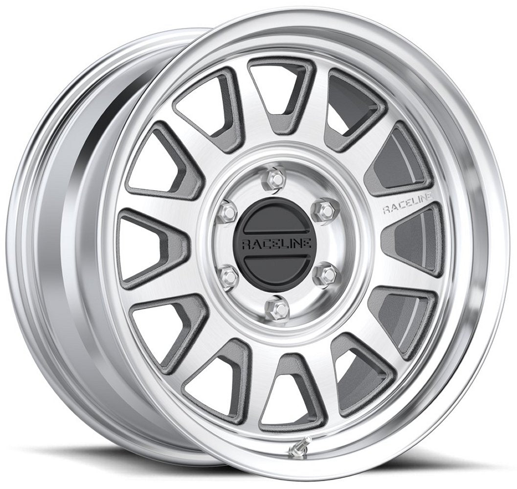 17x8.5 Raceline 952MC Aero HD Machined 6x120 0mm - Flex Offroad