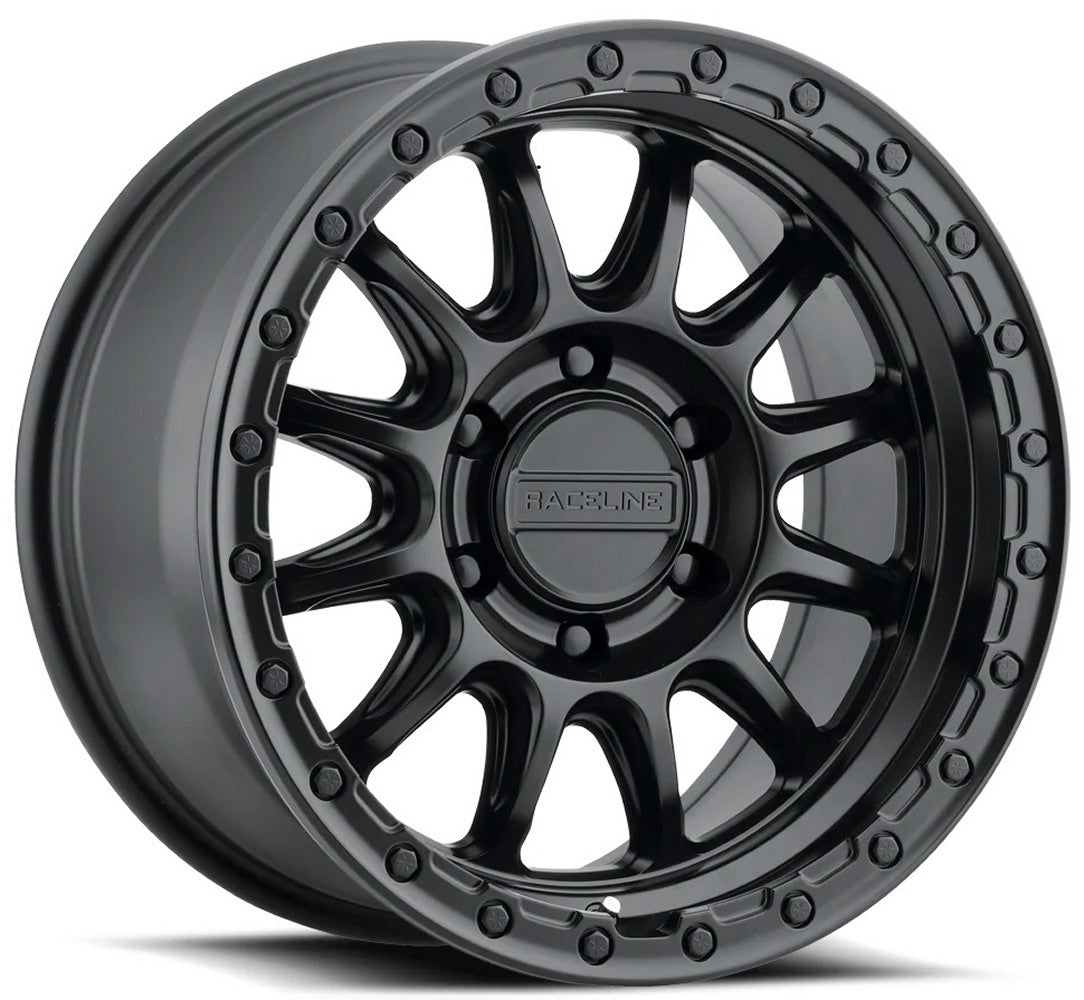 17x8.5 Raceline 960B Alpha Satin Black 6x5.5/139.7 35mm