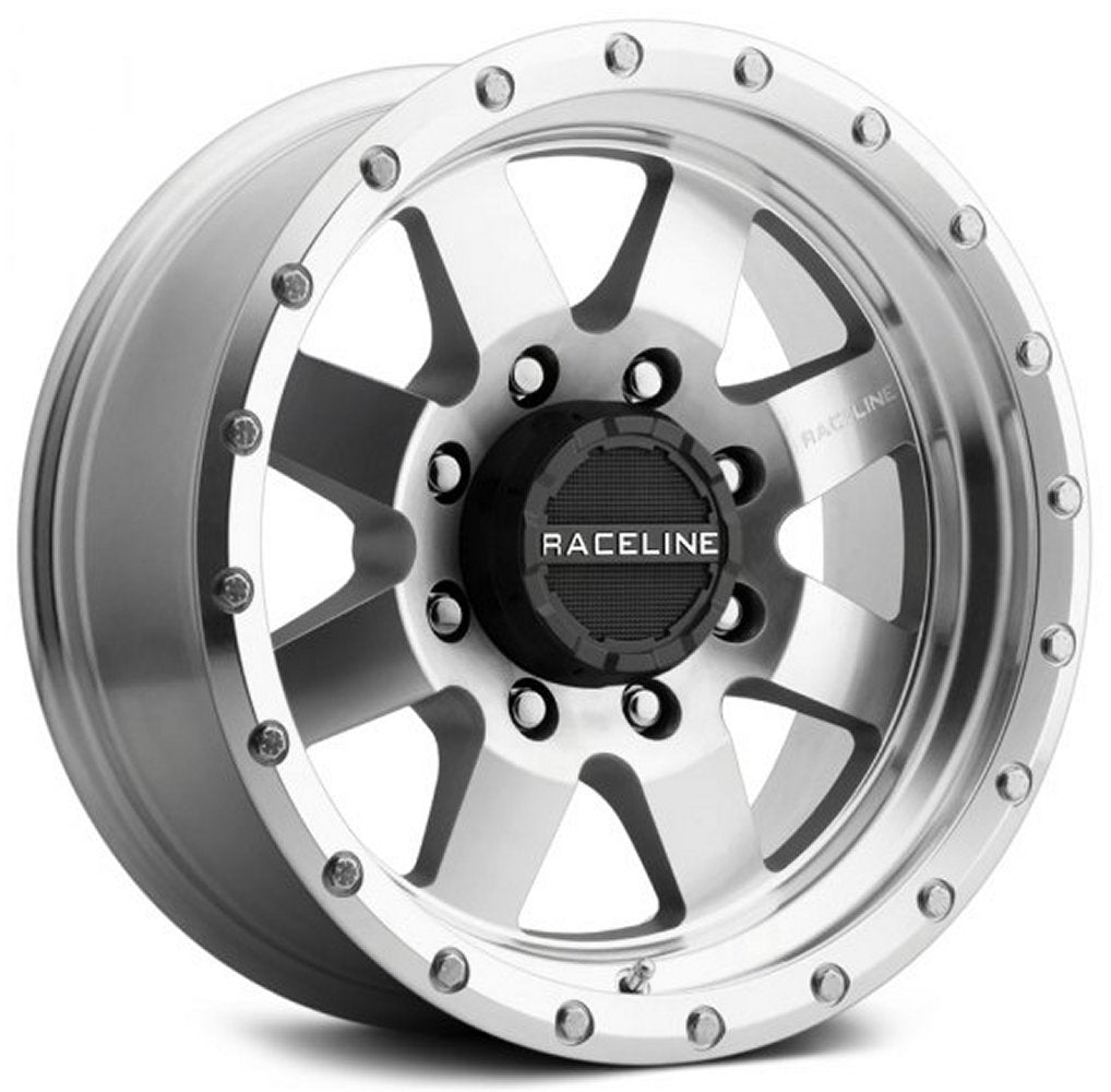 17x9 Raceline 935MC Defender Machined 8x170 0mm - Flex Offroad