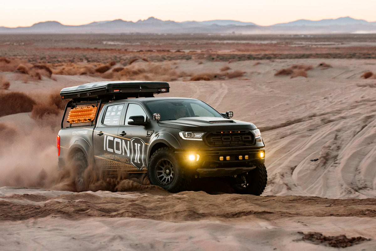 ICON 20-23 Ford Ranger, 0-3.5" Lift, Stage 6 Susp Sys, Billet UCA Steel Knuckle k93206s