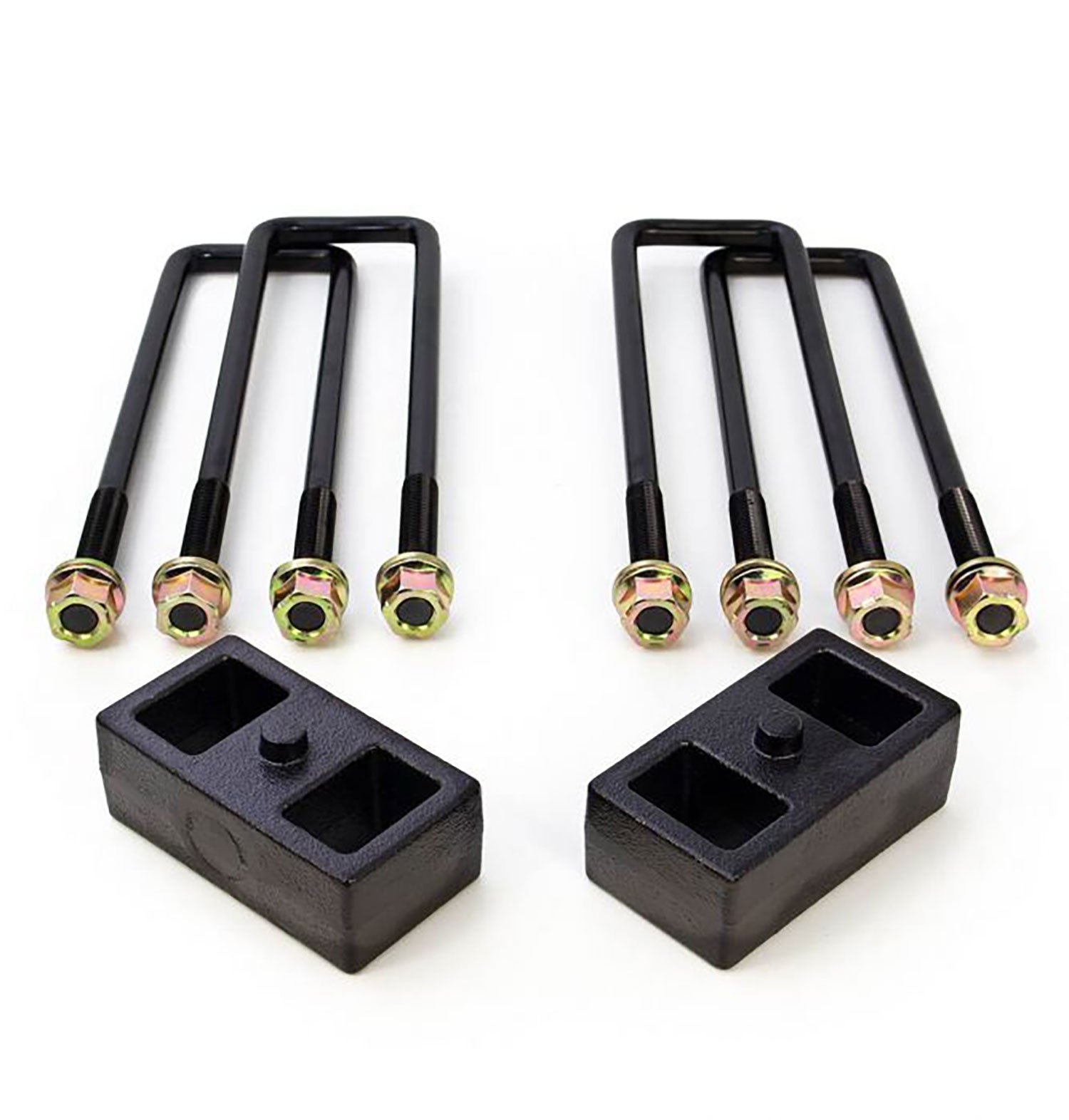 ReadyLIFT 2" Rear Block Kit 2011-2019 Chevrolet/GMC 2500/3500 HD (OEM Style w/ Factory Top Overloads) 66-3122 - Flex Offroad
