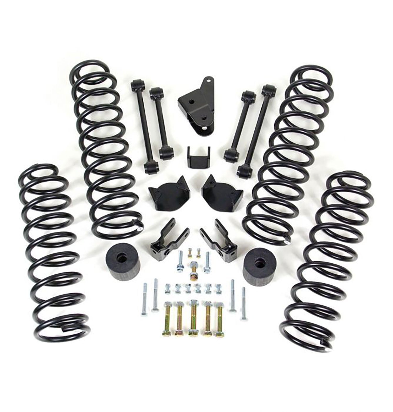 ReadyLIFT 4" Front 3" Rear Coil Spring Lift Kit 2007-2018 Jeep JK Wrangler 69-6400 - Flex Offroad