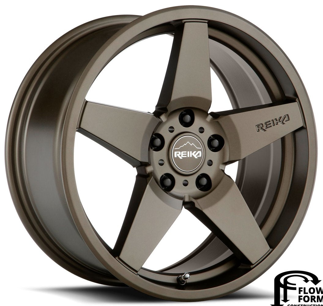 (Clearance - No Returns) 15x7 Reika R15 Seeker Bronze (Flow Formed) 5x100 15mm - Flex Offroad