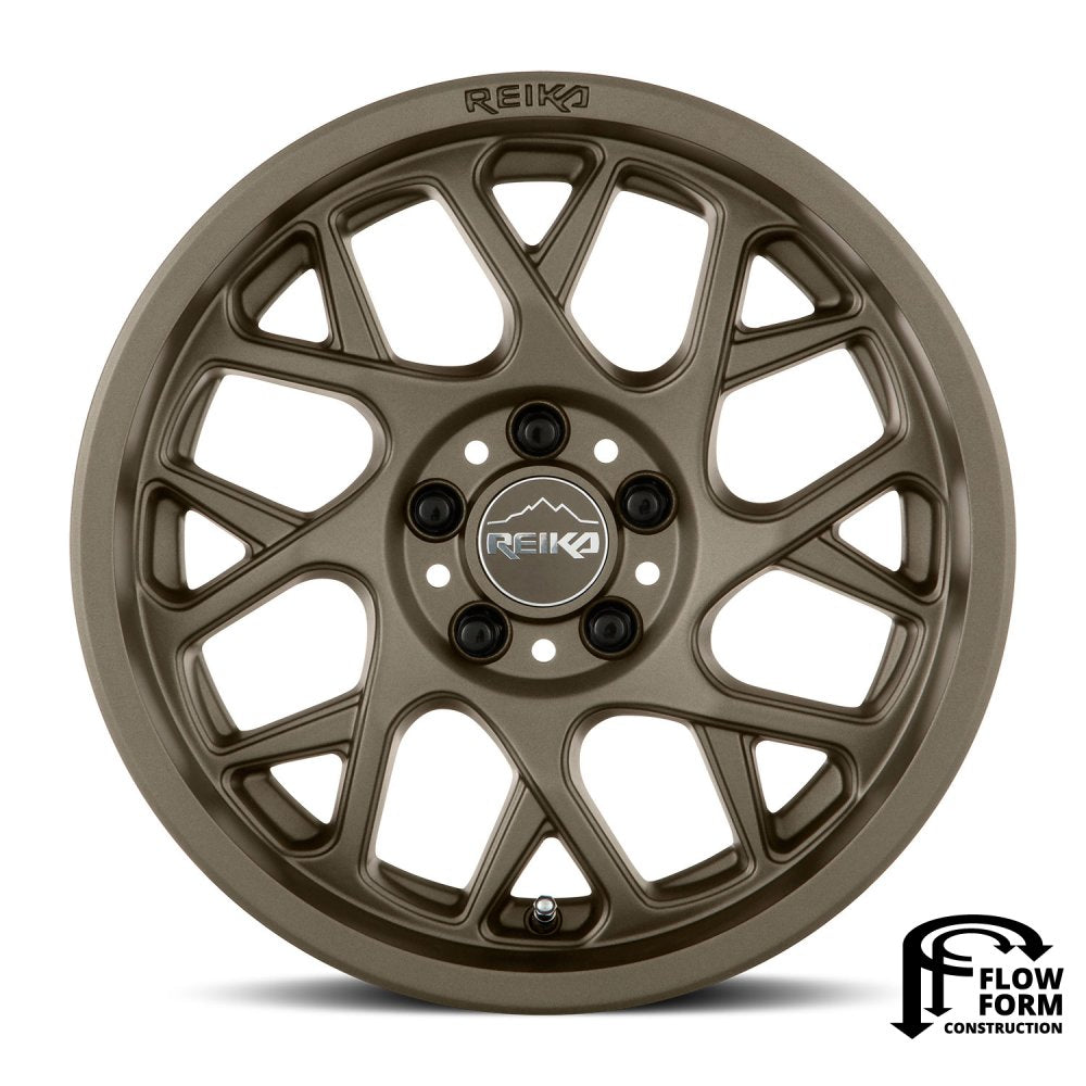 (Clearance - No Returns) 15x7 Reika R25 Detour Bronze 5x100 15mm
