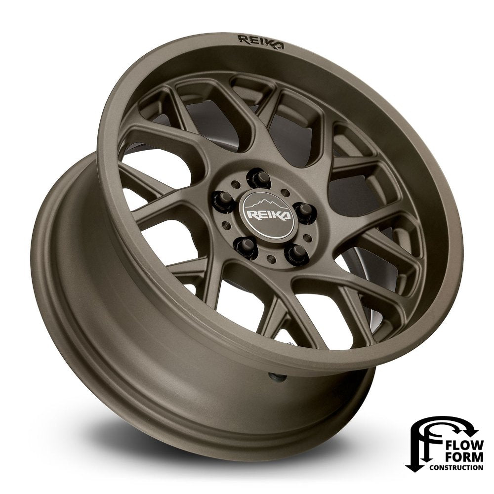(Clearance - No Returns) 15x7 Reika R25 Detour Bronze 5x100 15mm