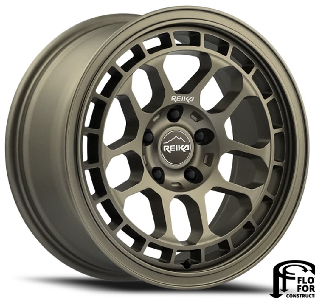 17x7 Reika R30 Drifter Bronze (Flow Formed) 5x100 15mm - Flex Offroad