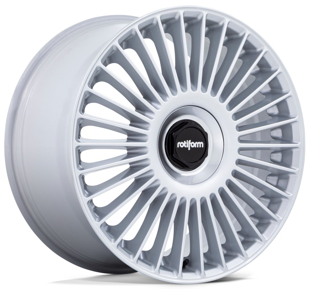 22X10 Rotiform GRZ Gloss Silver RC202 5x112 5x120 20mm - Flex Offroad
