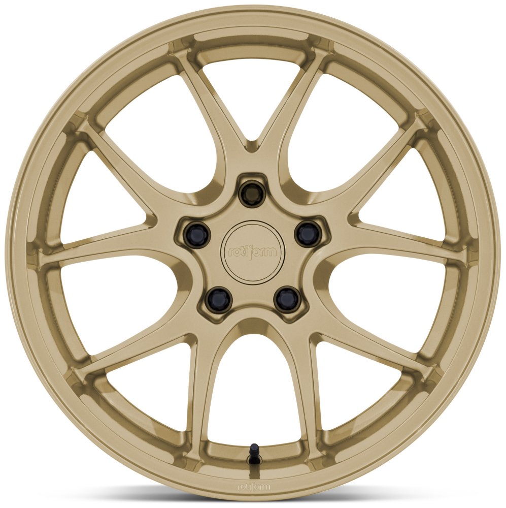 19X9.5 Rotiform LTN-J Gloss Gold RC207 5x112 30mm