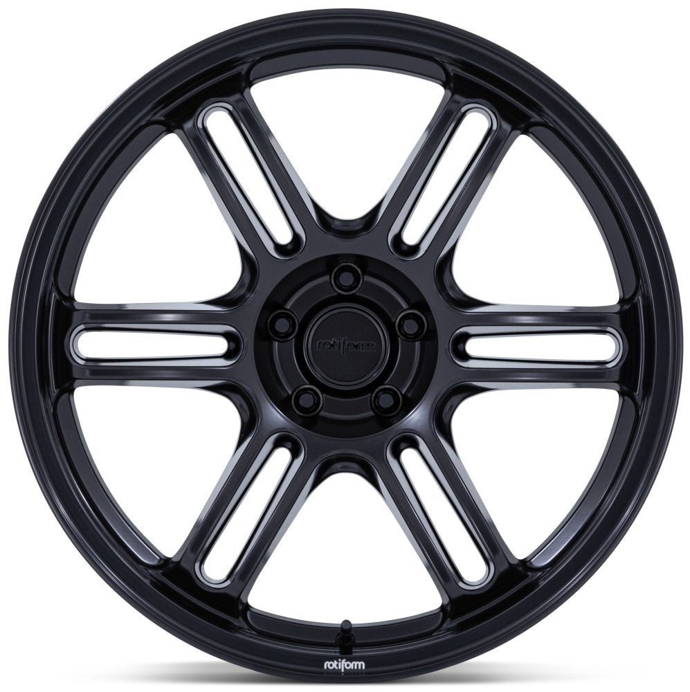 18X8.5 Rotiform RPS Matte Black RC209 5x120 35mm