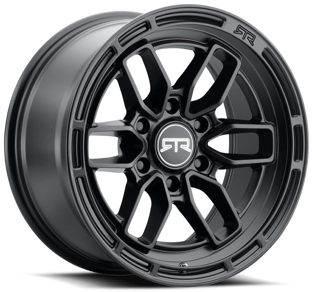 17x9 RTR EVO 6 Bronco / Ranger Satin Black (Flow Formed) 6x5.5/139.7 0mm - Flex Offroad
