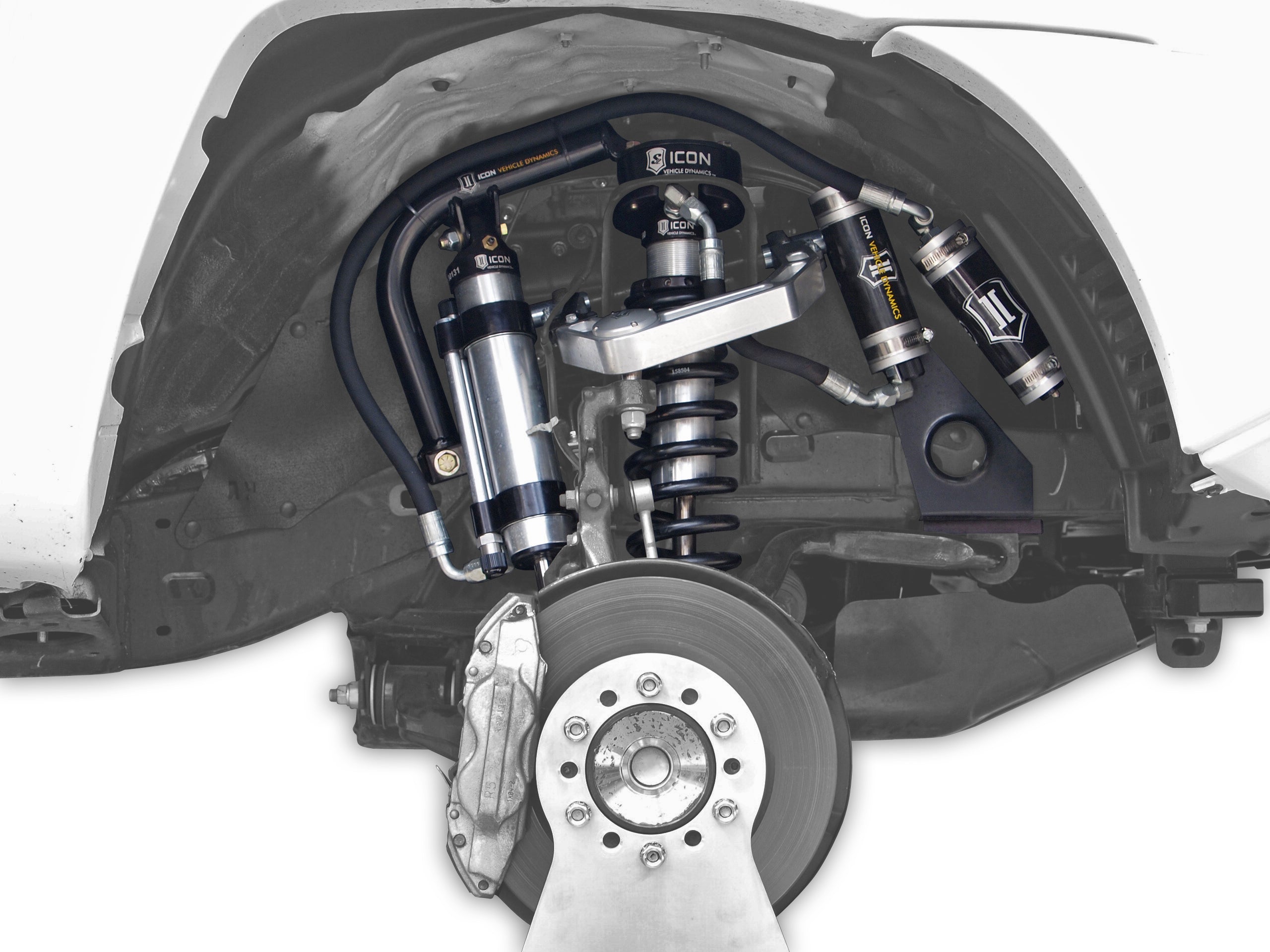 ICON 2007-2014 Toyota FJ Cruiser/2003-2024 Toyota 4Rrunner/2005-2023 Toyota Tacoma S2 Shock Hoop Kit 56102