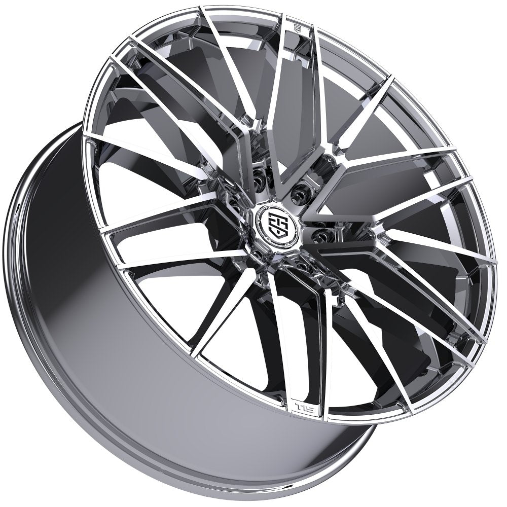 (Special Pricing) 24X10 TIS Motorsports 506C Chrome 6x135 24mm