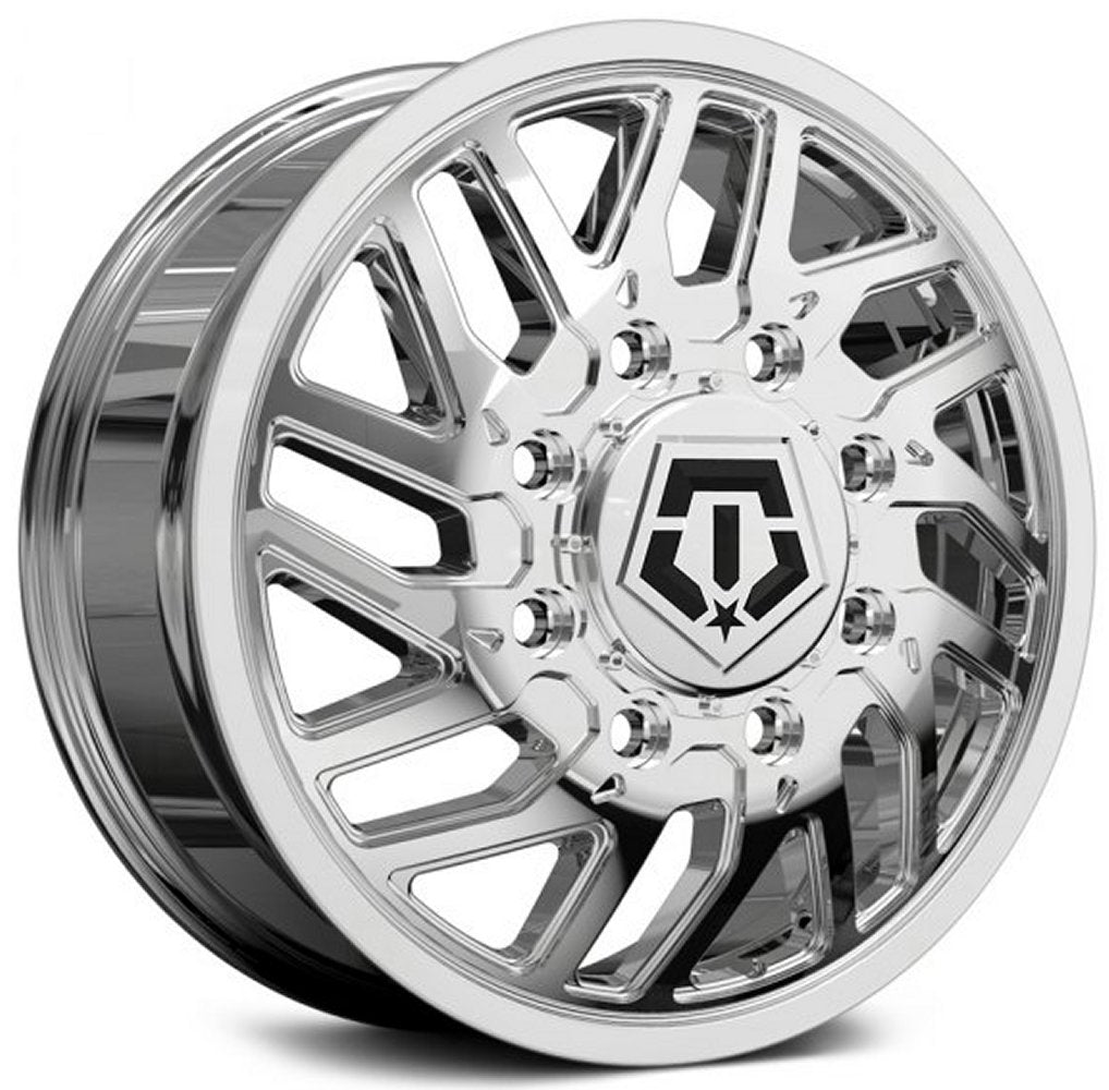 22x8.25 TIS Off-Road 544C Chrome Dually Front 8X6.5/165 127MM 121.7 C.B. - Flex Offroad
