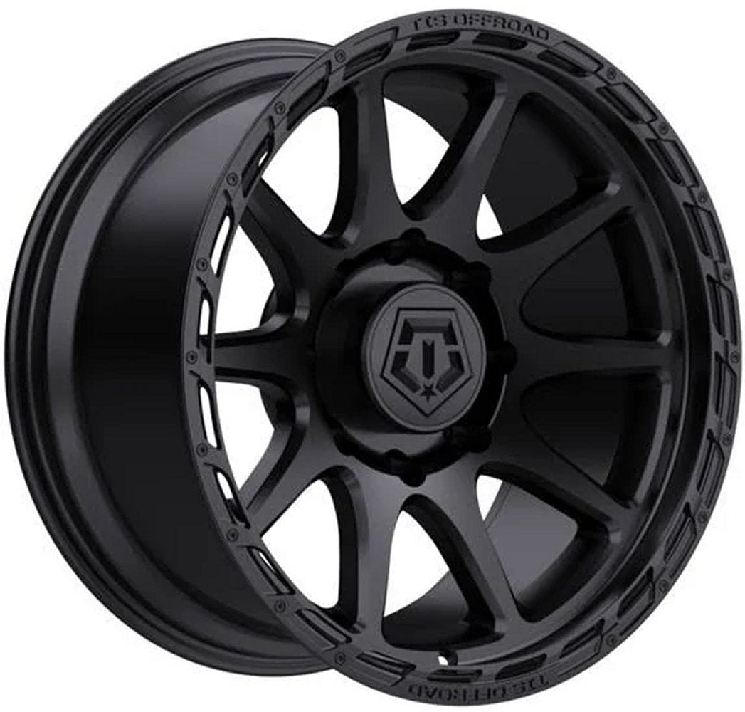 22X12 TIS Off-Road 563B Satin Black (* May Require Trimming) 8x6.5/165 -44mm - Flex Offroad