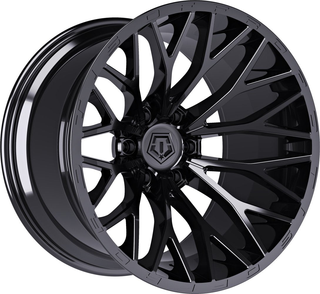 18X9 TIS Off-Road 566B Gloss Black 6x135 18mm - Flex Offroad