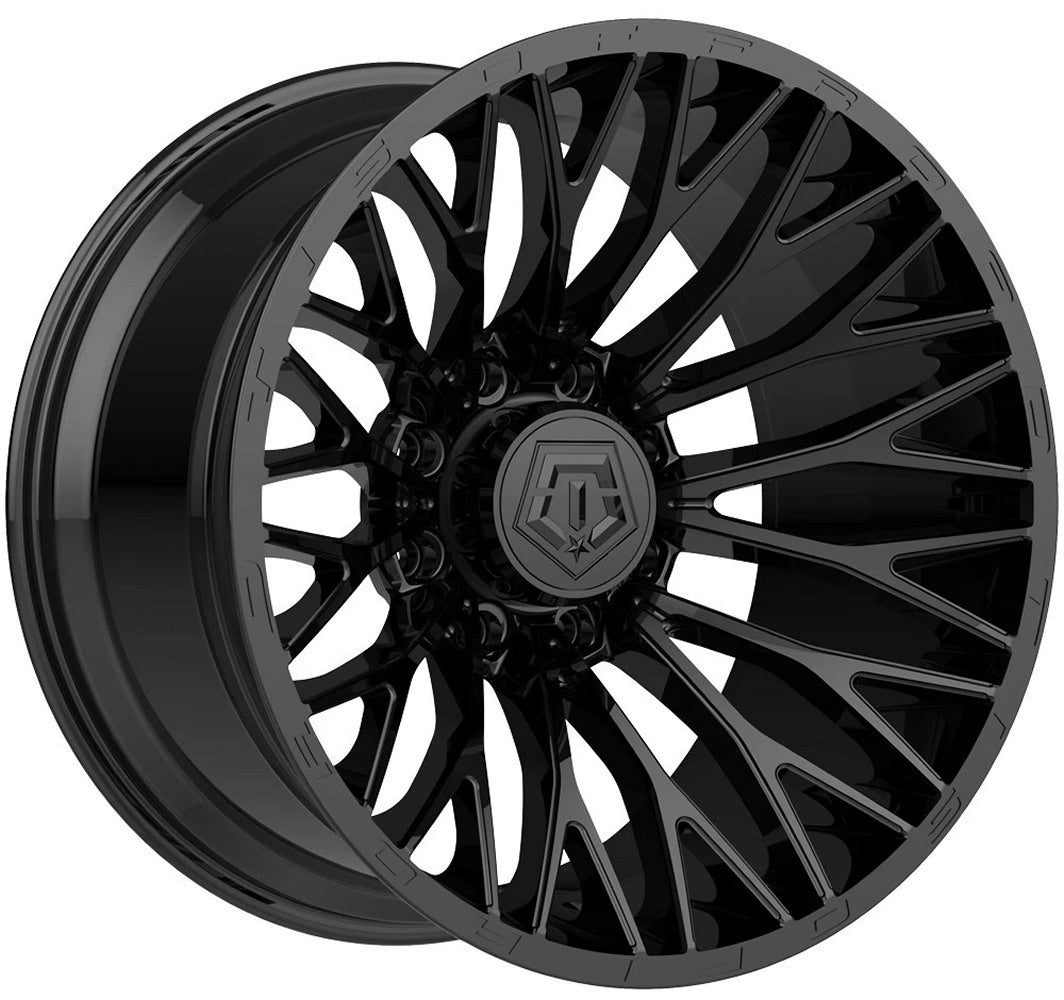 20X10 TIS Off-Road 566B Gloss Black (8-Lug) 8x170 -24mm