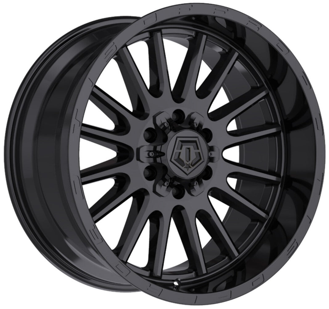 20X10 TIS Off-Road 567B Gloss Black 8x6.5/165 -25mm