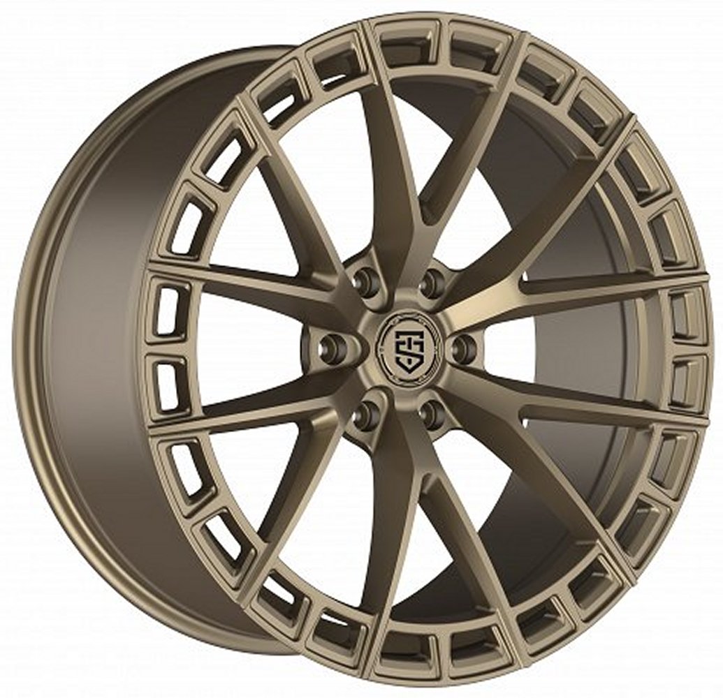 (Special Pricing) 22X10 TIS Motorsports 504BZ Bright Satin Bronze 6x135 24mm