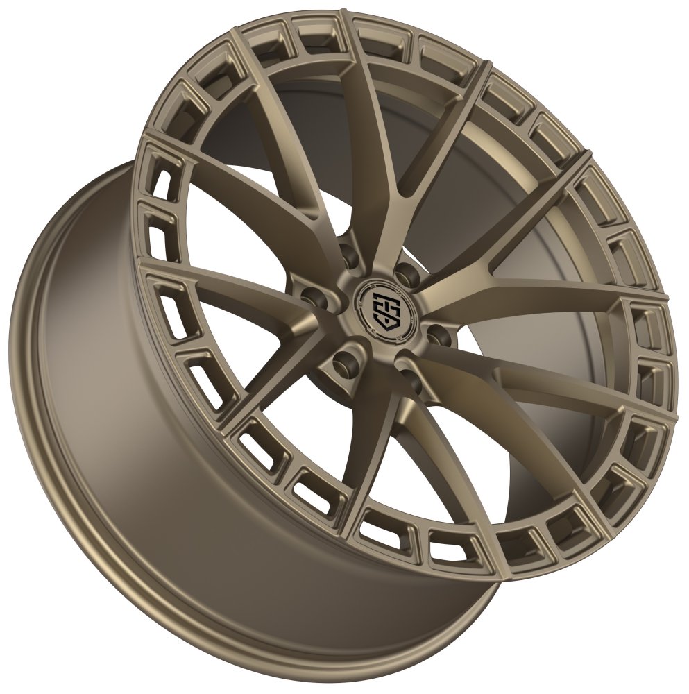 (Special Pricing) 22X10 TIS Motorsports 504BZ Bright Satin Bronze 6x135 24mm