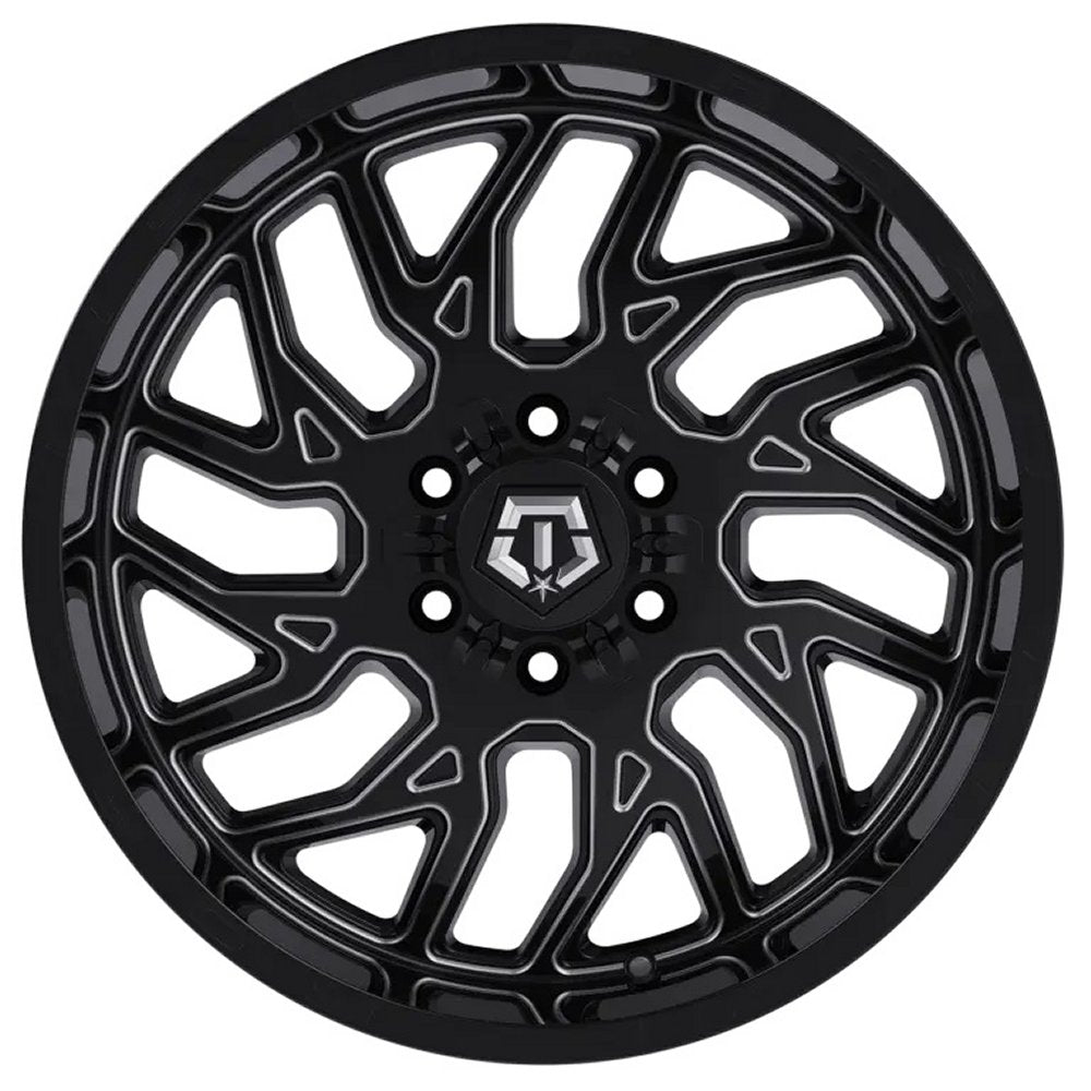 20x12 TIS Off-Road 544BM 2.0 Gloss Black Milled (* May Require Trimming) 5x5/127 5x5.5/139.7 -44mm