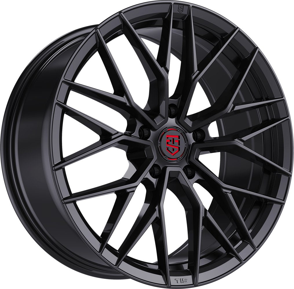 18X8 TIS Motorsports 505B Gloss Black 5x4.5/114.3 35mm