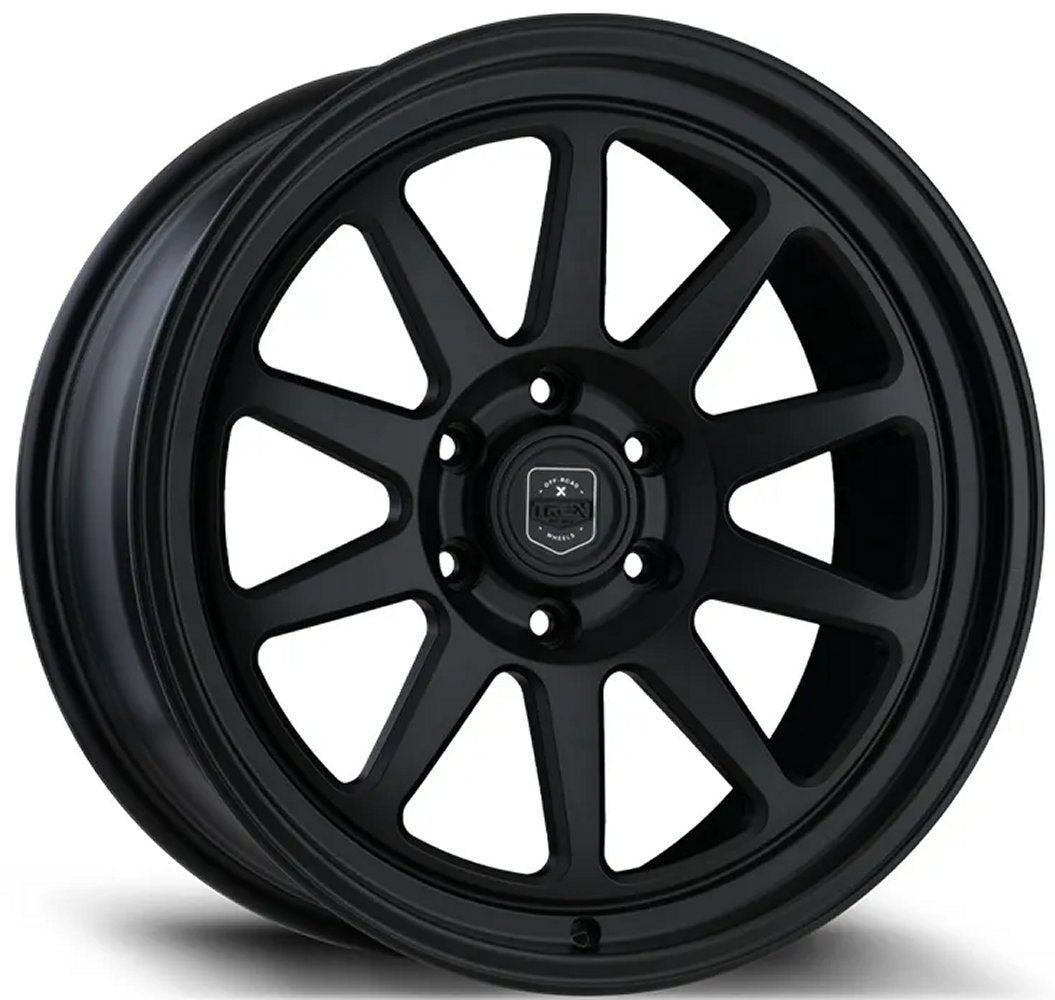 20x9 TREX Off-Road T100 Matte Black (Fully Forged) 6x135 18mm - Flex Offroad