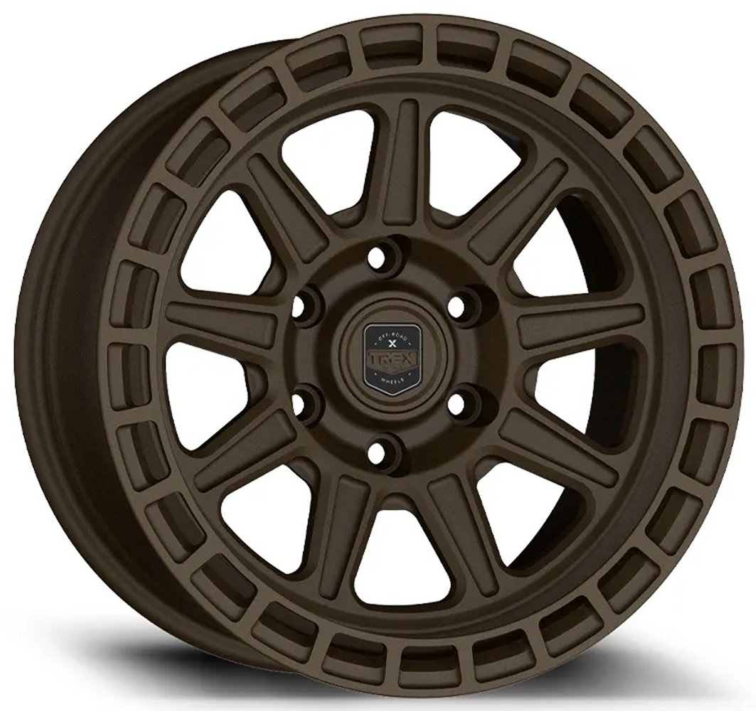 17X8.5 TREX Off-Road T300 Matte Bronze (Fully Forged) 6x135 0mm - Flex Offroad