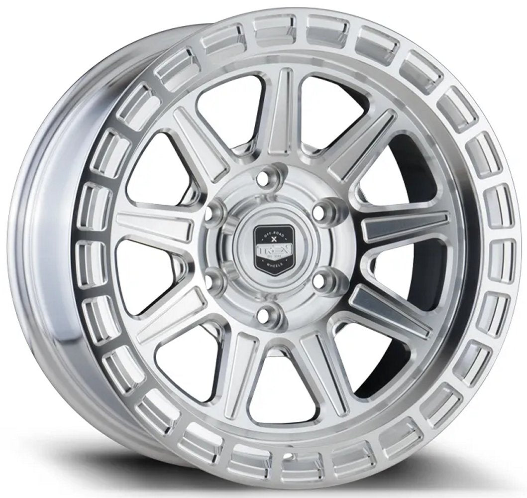 17X8.5 TREX Off-Road T300 Machined Clear (Fully Forged) 6x5.5/139.7 0mm - Flex Offroad