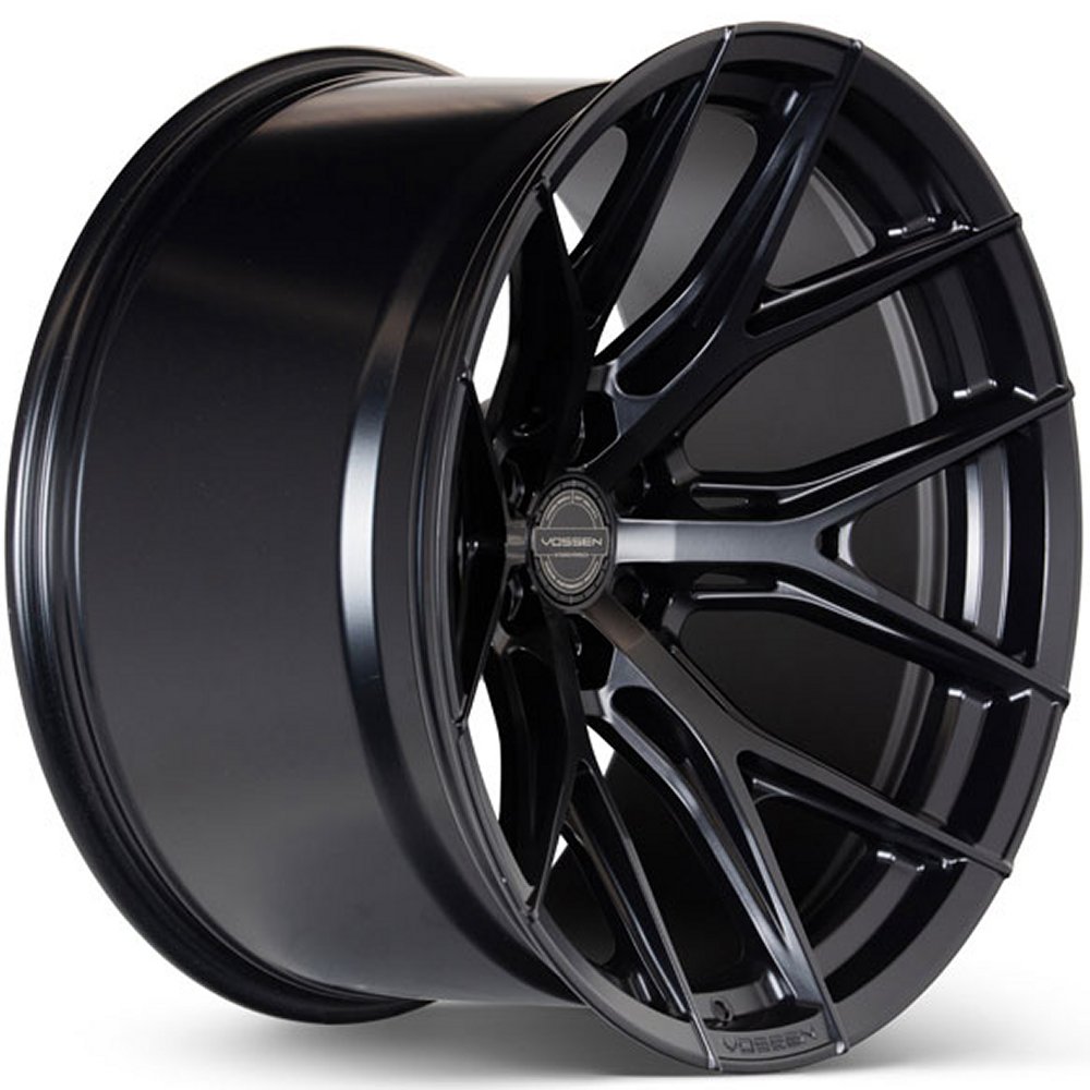 22x12 Vossen HF6-4 Satin Black (Hybrid Forged) (Extreme Deep Concave) 6x135 -44mm - Flex Offroad