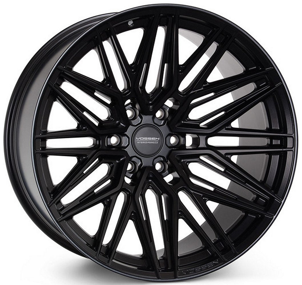 22x10 Vossen HF6-5 Satin Black (Hybrid Forged) (Super Deep Concave) 6x135 -18mm - Flex Offroad