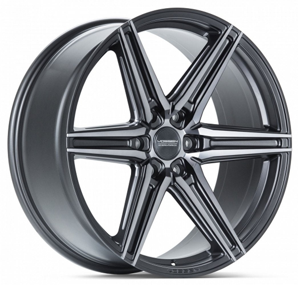 20x9.5 Vossen HF6-2 Tinted Matte Gunmetal (Hybrid Forged) (Deep Concave) 6x5.5/139.7 15mm - Flex Offroad