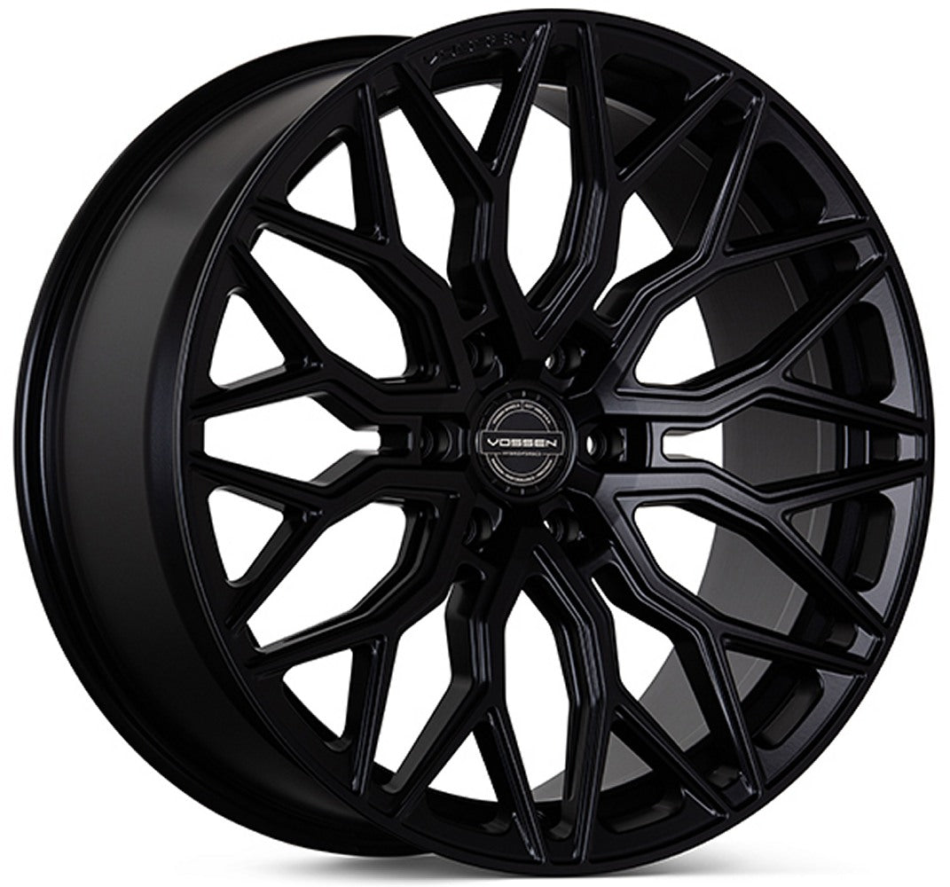 22x9.5 Vossen HF6-3 Satin Black (Hybrid Forged) (Deep Concave) 6x135 20mm