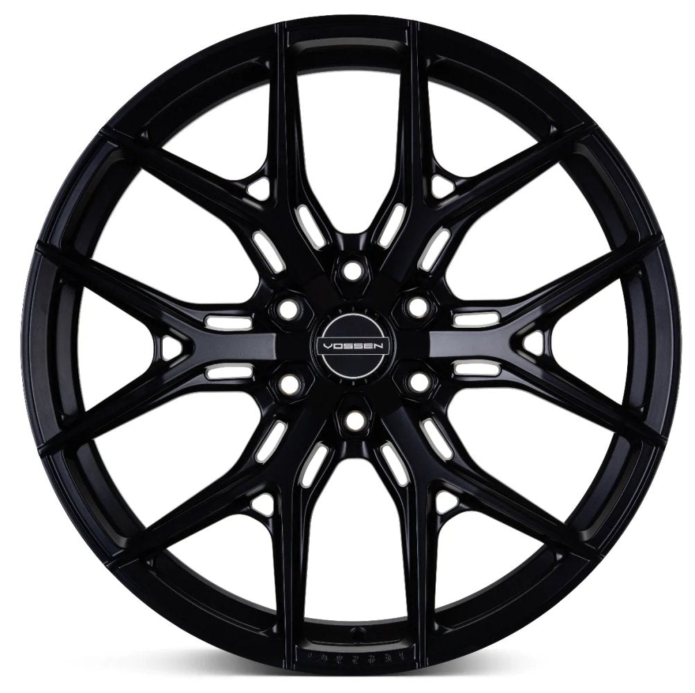 22x10 Vossen HF6-4 Satin Black (Hybrid Forged) (Super Deep Concave) 6x135 -18mm - Flex Offroad