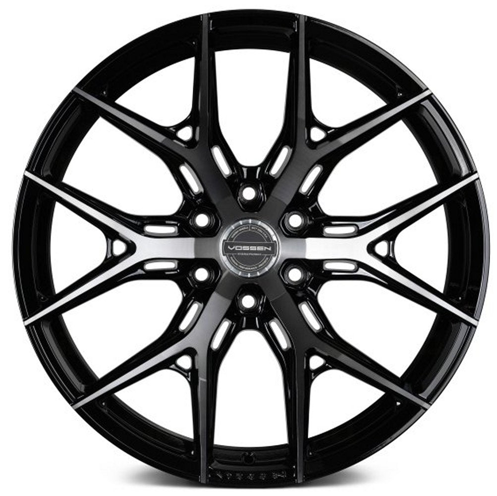 22x9.5 Vossen HF6-4 Gloss Black Tinted (Hybrid Forged) (Deep Concave) 6x5.5/139.7 20mm - Flex Offroad