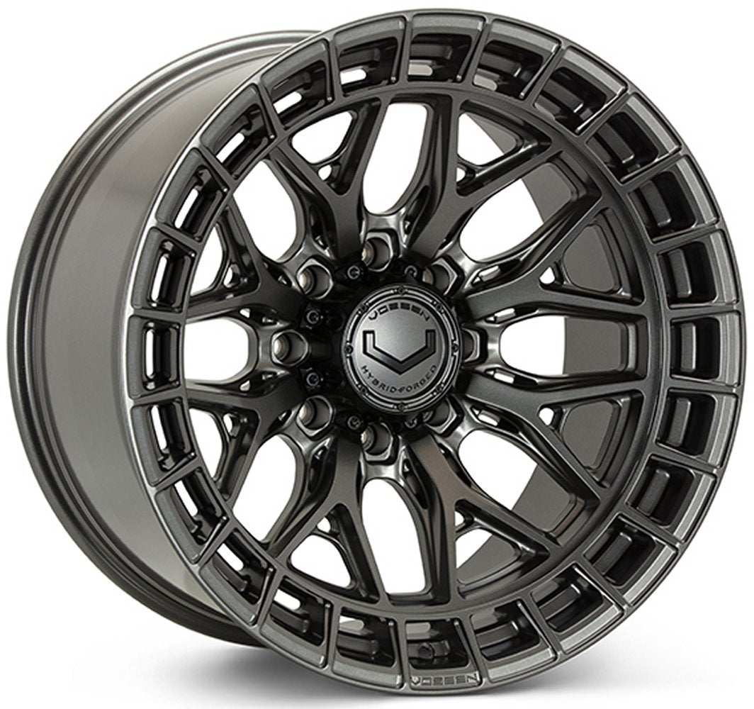 24X12 Vossen HFX-1 Matte Gunmetal (8-Lug) (* May Require Trimming) (Ultra Deep Concave) 8x170 -44mm