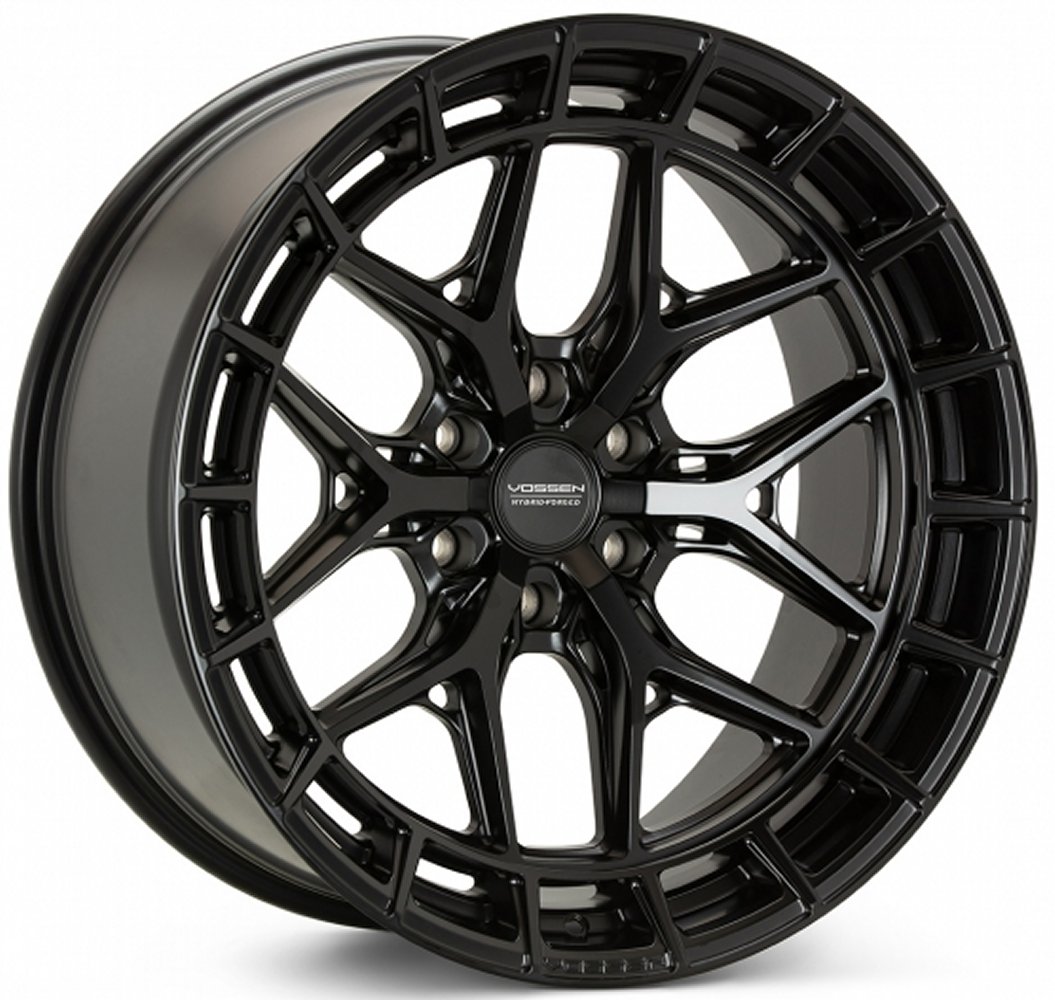 18X8.5 Vossen HFX-1 Satin Black (Hybrid Forged) (Deep Concave) (6-Lug) 6x5.5/139.7 35mm